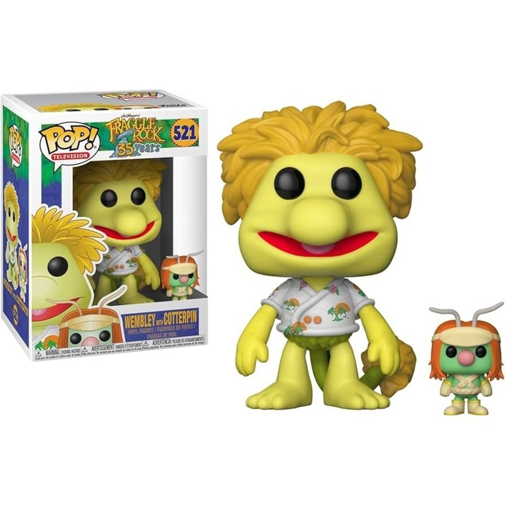Funko Pop Wembley with Cotterpin #521 Fraggle Rock Vinyl Figure Jim Henson